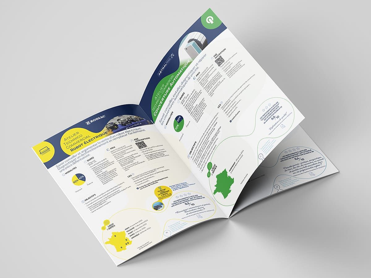 Brochure – Infographies et contenu technique