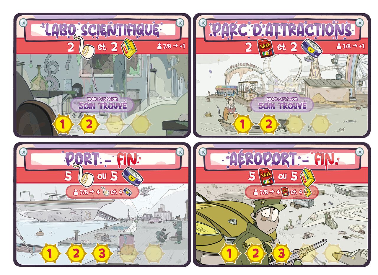 Design de cartes jeu de société