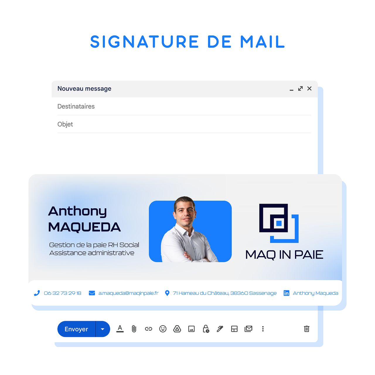 Signature de mail Maq In Paie