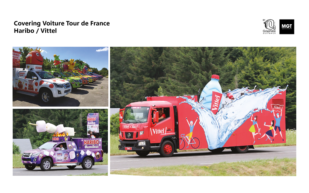 Covering Tour de France - Haribo & Vittel