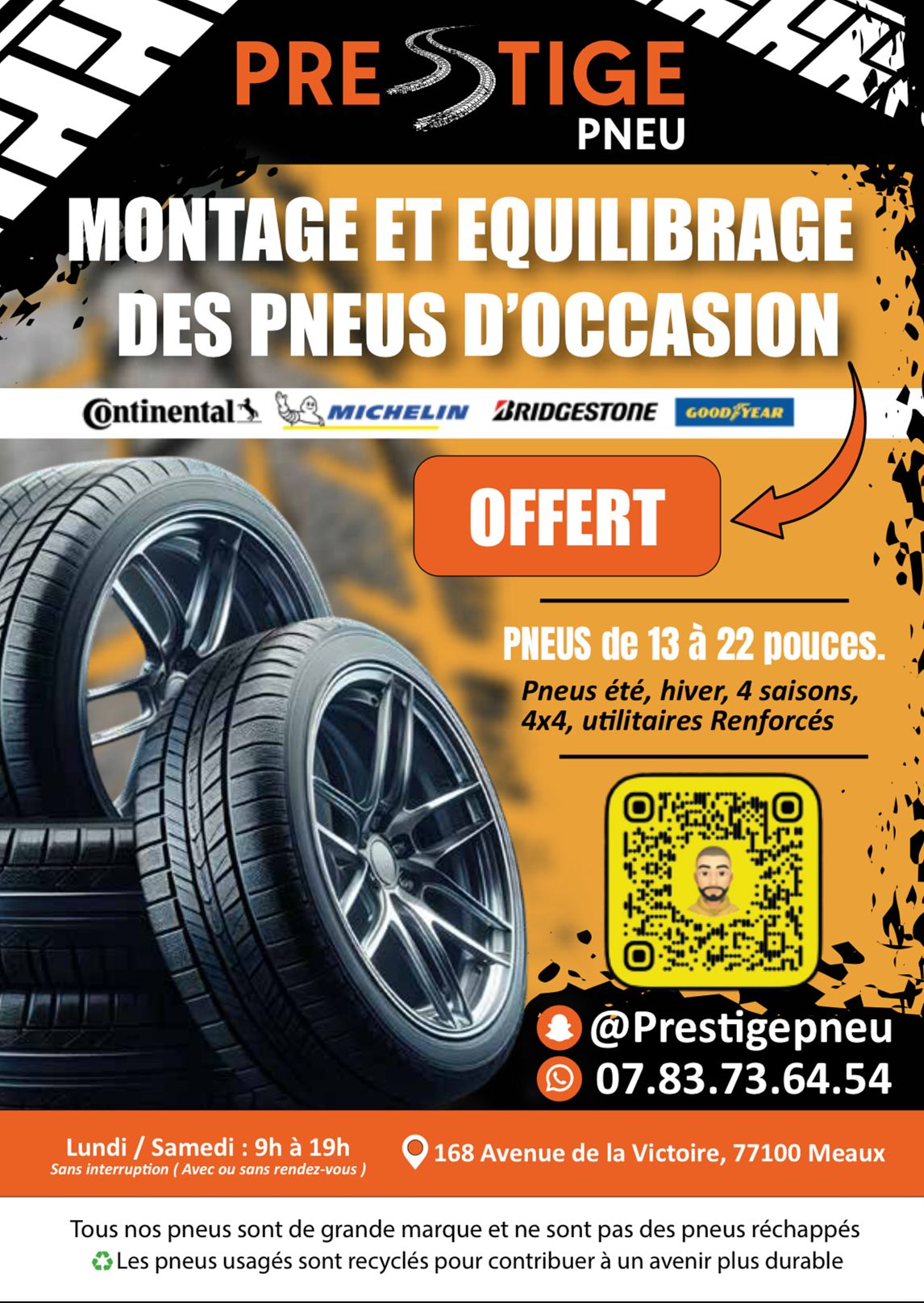 Flyer - Prestige pneu