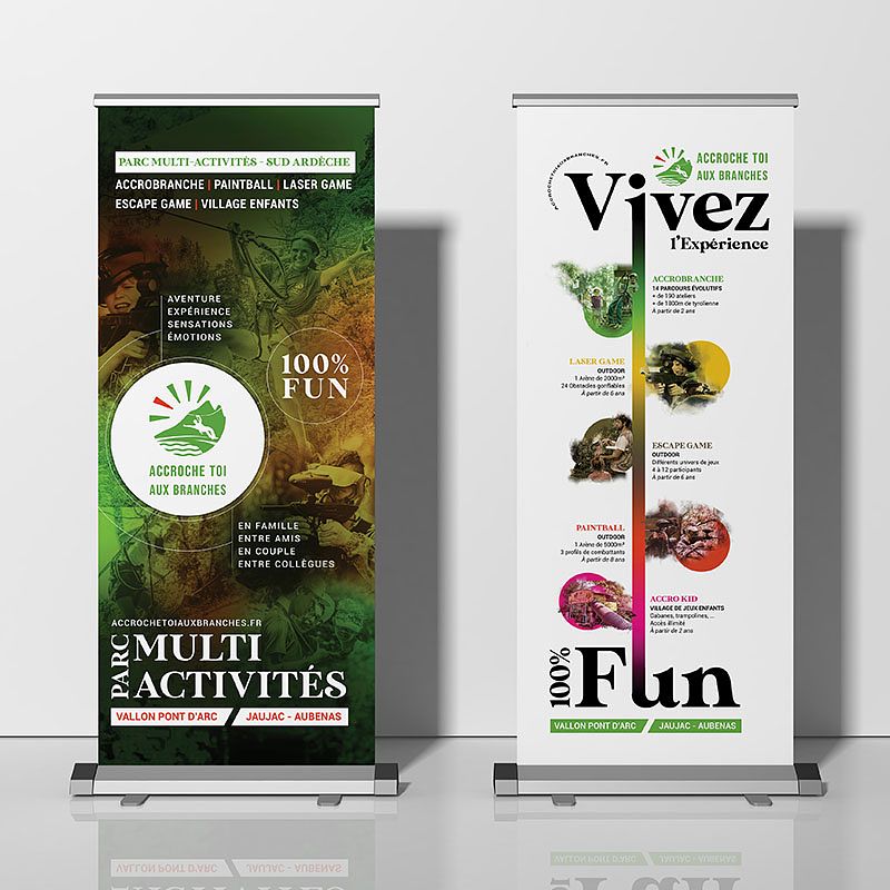 Rollup Accroche toi aux branches