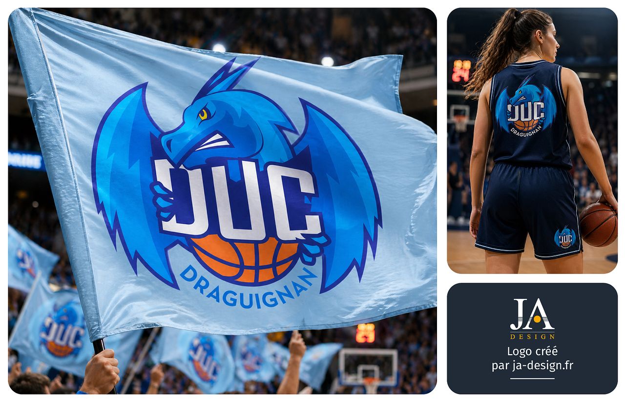 Logo mascotte pour club de basket – DUC Draguignan
