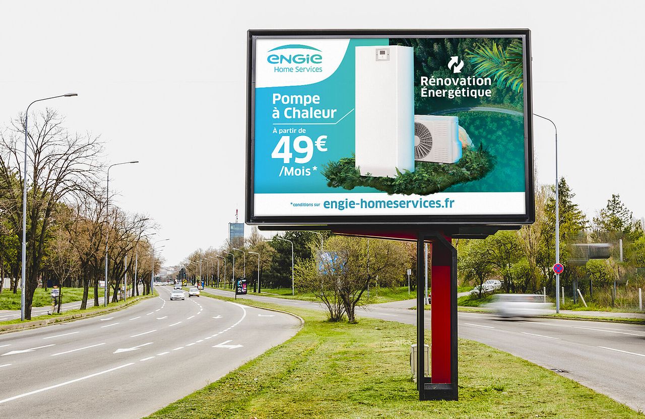 Panneaux Publicitaire Engie