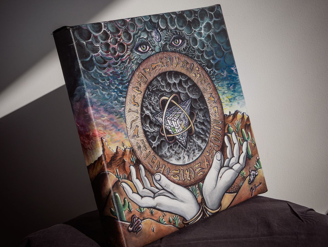 « Gaïa Temple » -Peinture acrylique sur toile