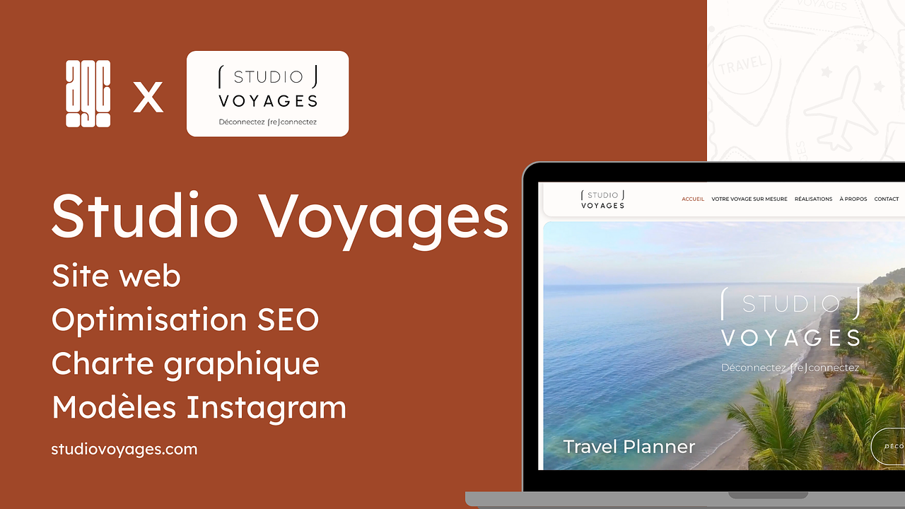 StudioVoyages | Site web et identité de marque