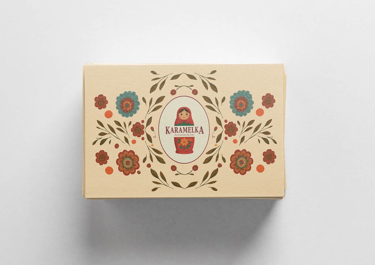 Création boite de confiserie.