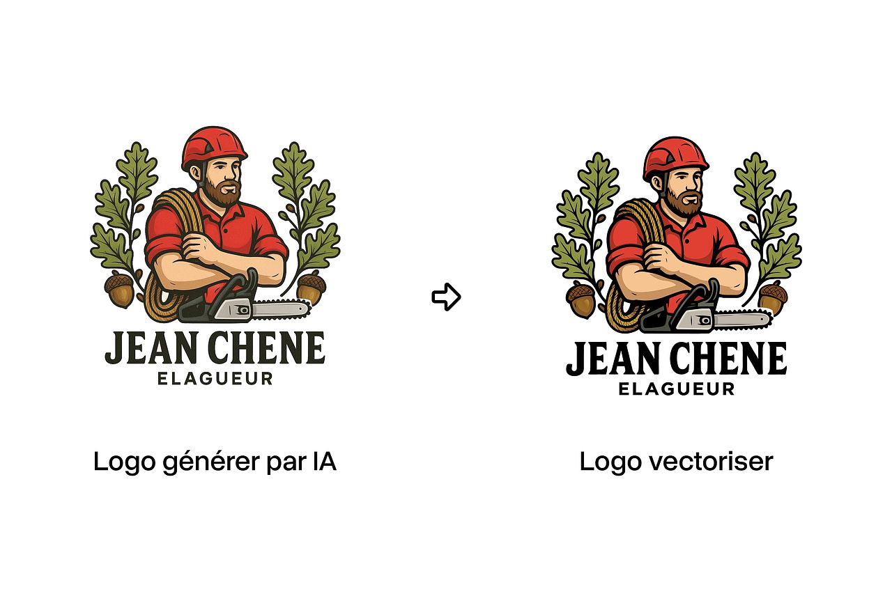 Revectorisation Logo - JEAN CHENE