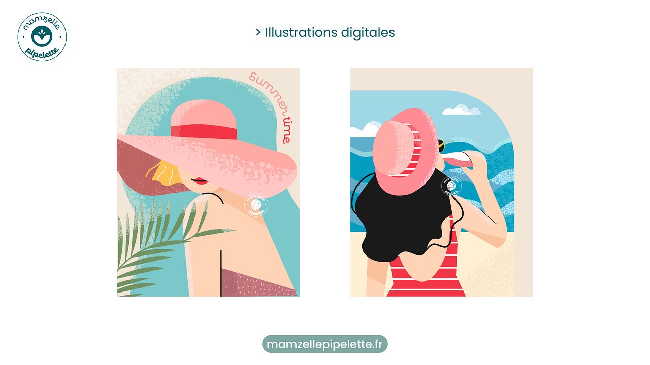 Illustration digitale graphique