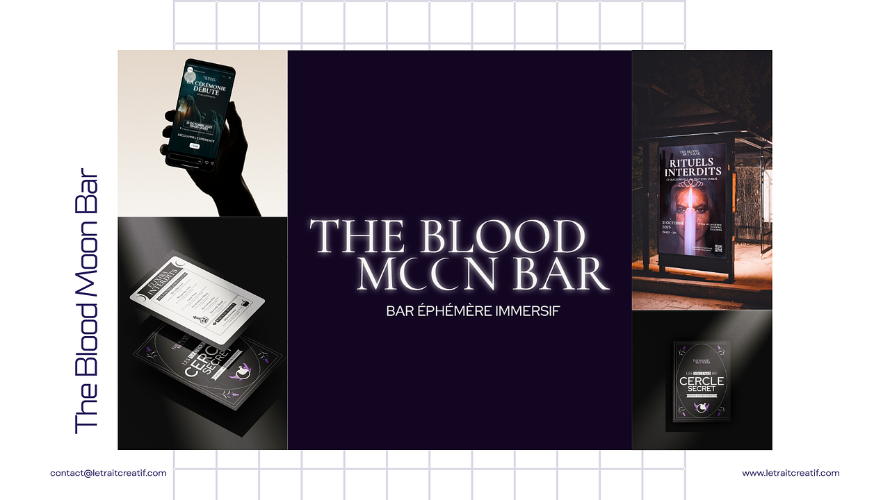 The Blood Moon Bar — Identité visuelle & Branding