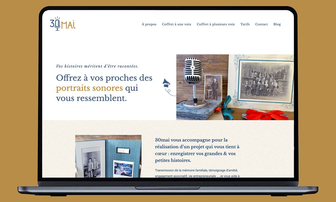 Site internet vitrine pour indépendant