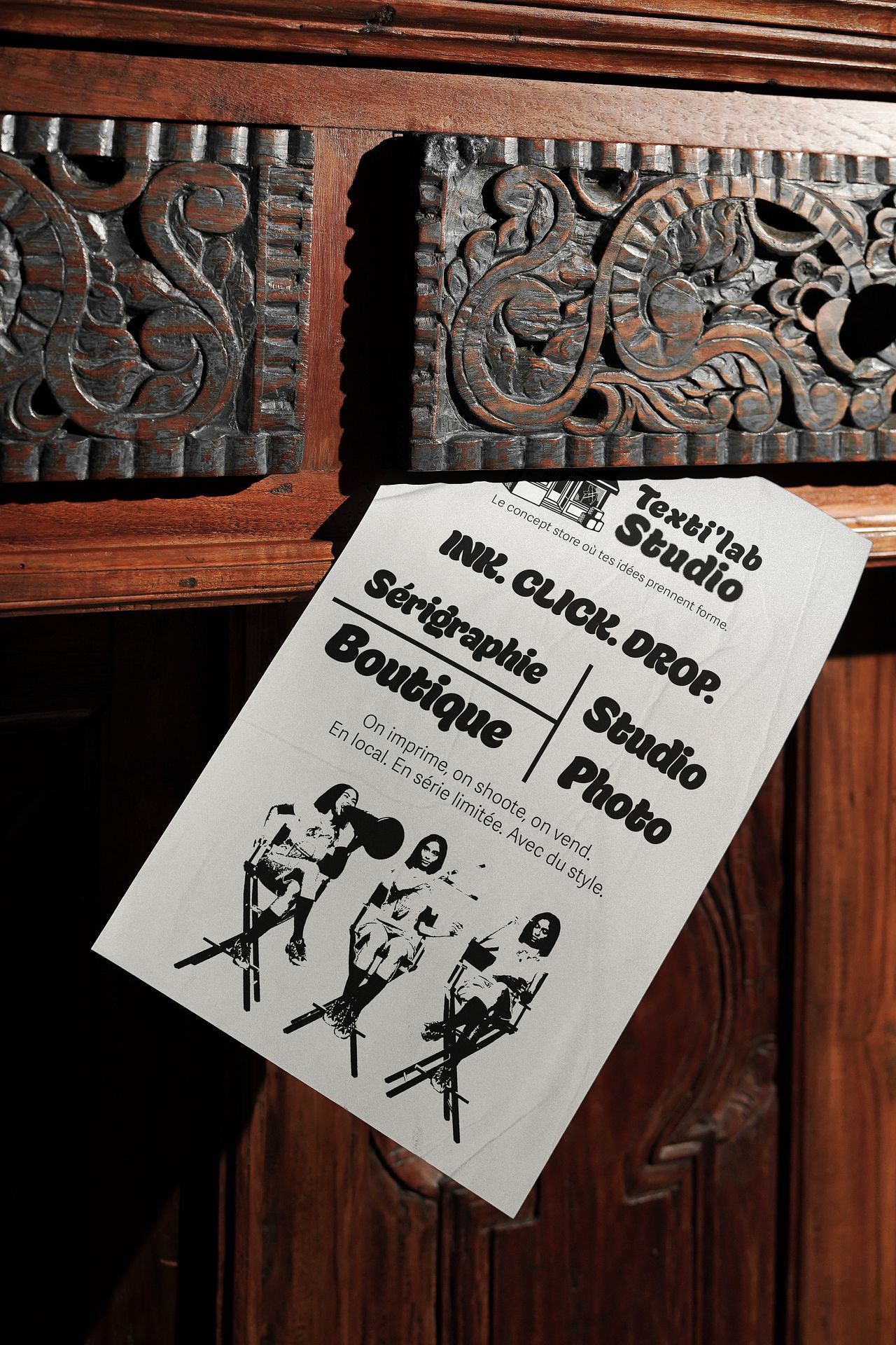 📰 Affiche sérigraphiée – communication imprimée