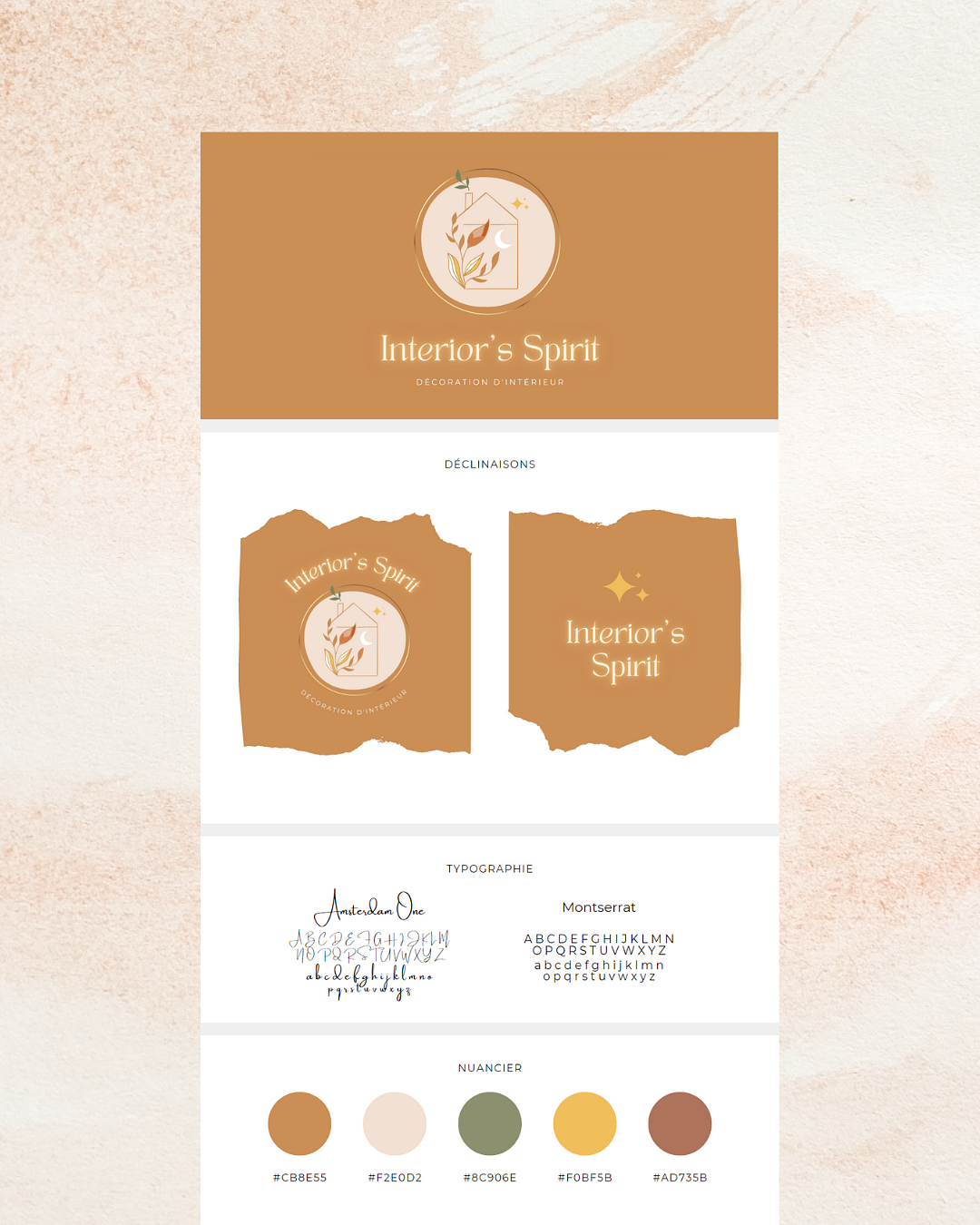 Univers visuel – Décoratrice d’intérieur
