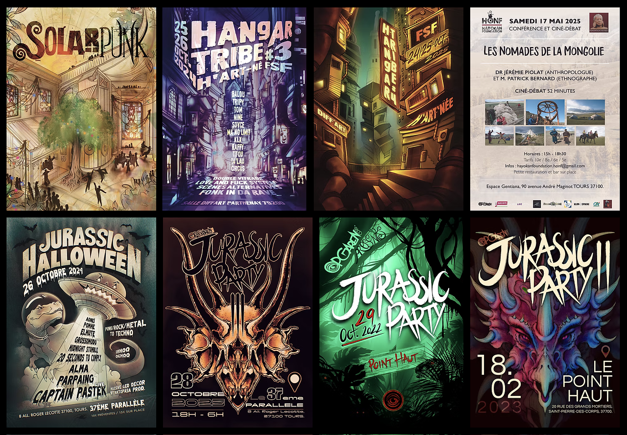 Sélection d'Affiches et de Flyers