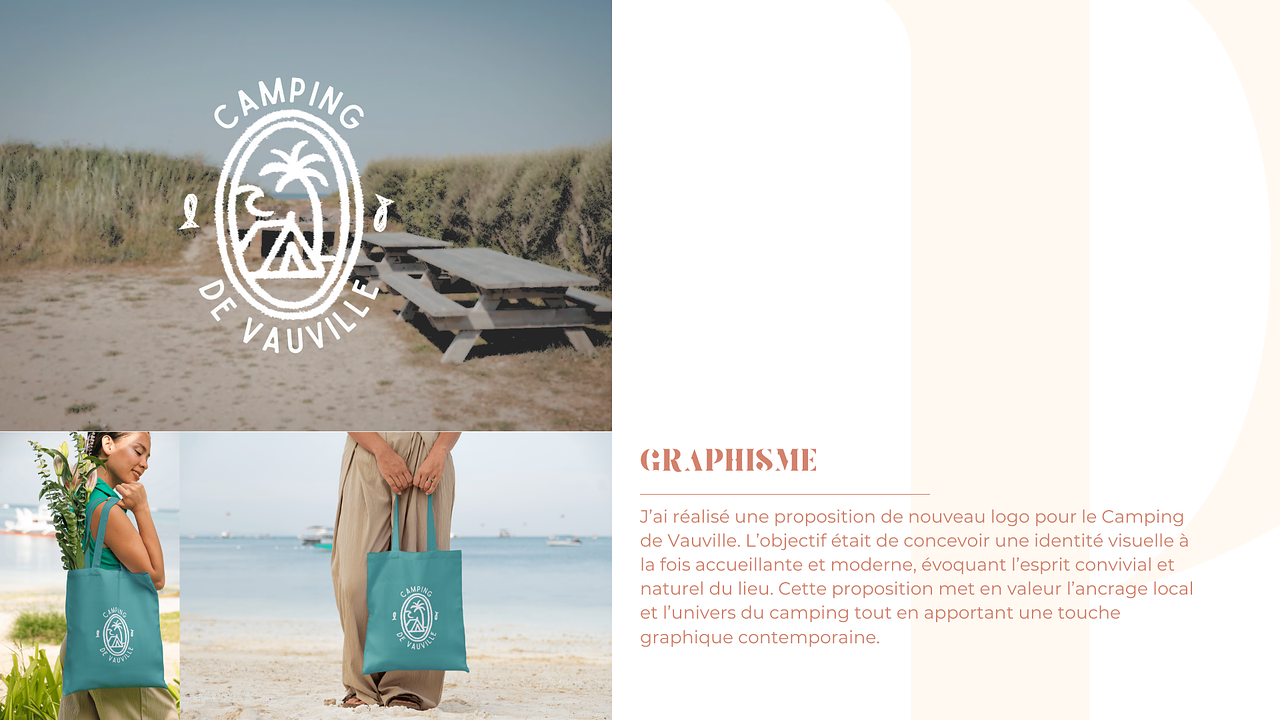 Logo camping de vauville