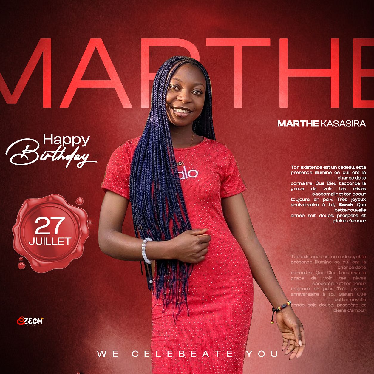 Anniversaire Marthe