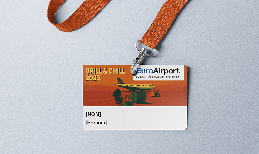 Badge Evènement saisonnier Aéroport Bâle-Mulhouse