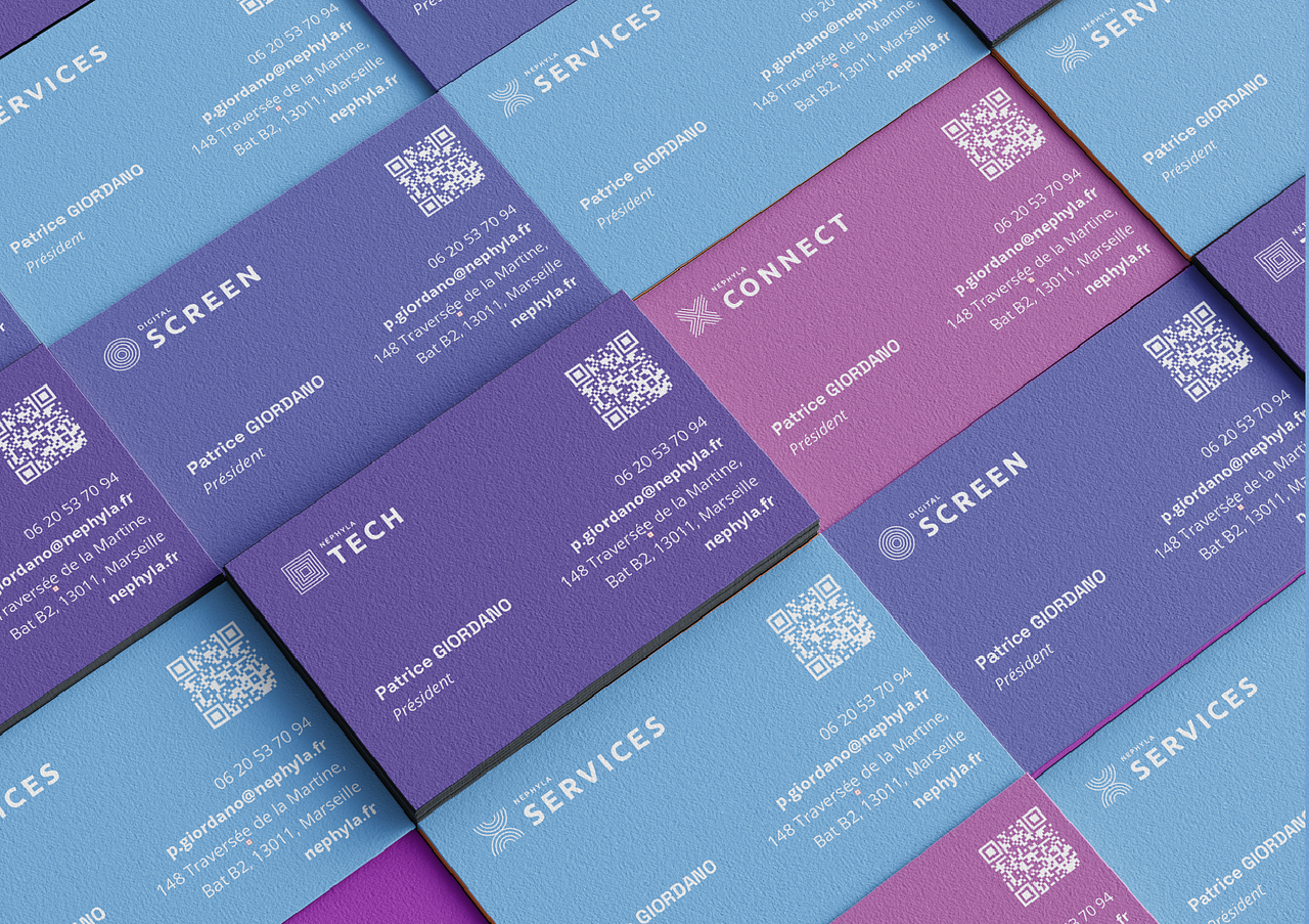 Cartes de visites filiales - NEPHYLA