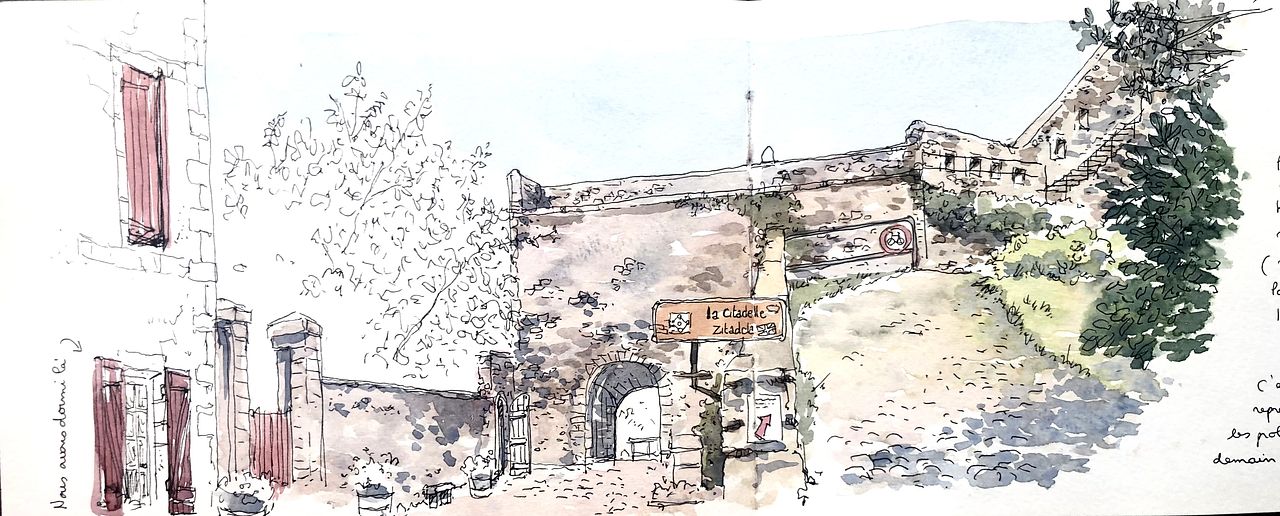 L'entrée dans St Jean-Pied-de-Port