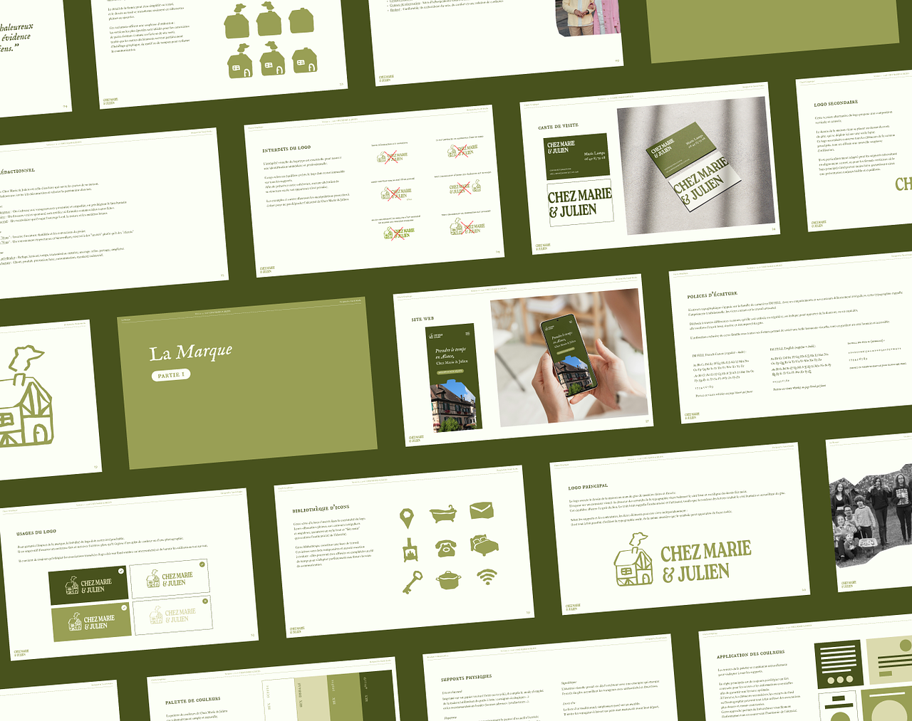 Brand book - Chez Marie & Julien