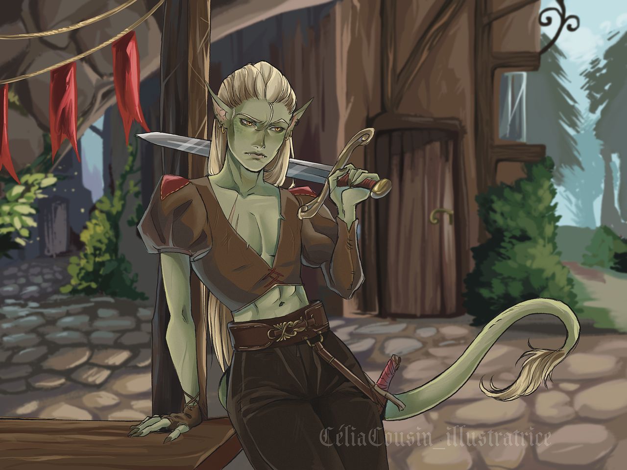 Elfe médiévale fantasy