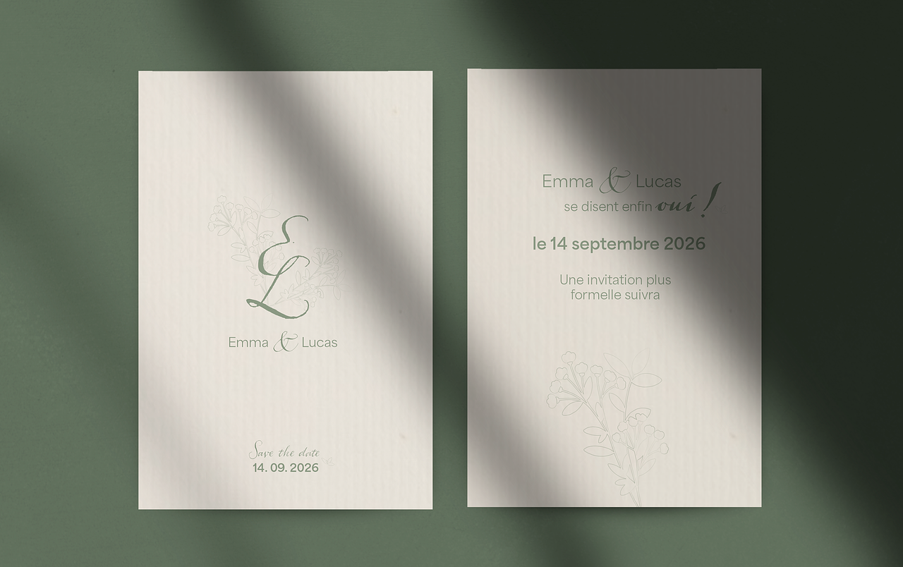 Save The Date - Emma & Lucas