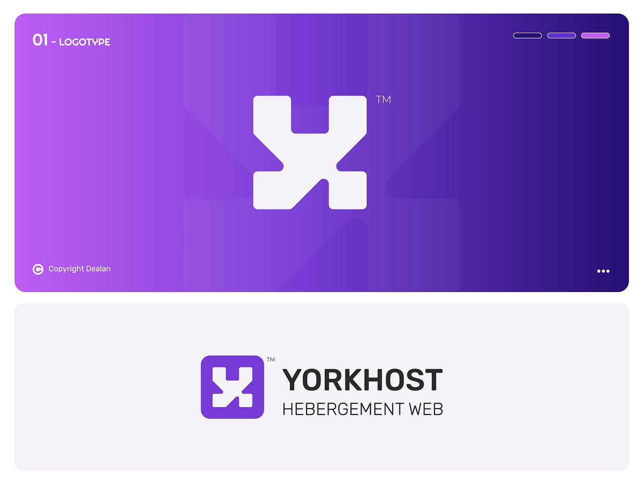 Création de Logo & Monogramme – YORKHOST