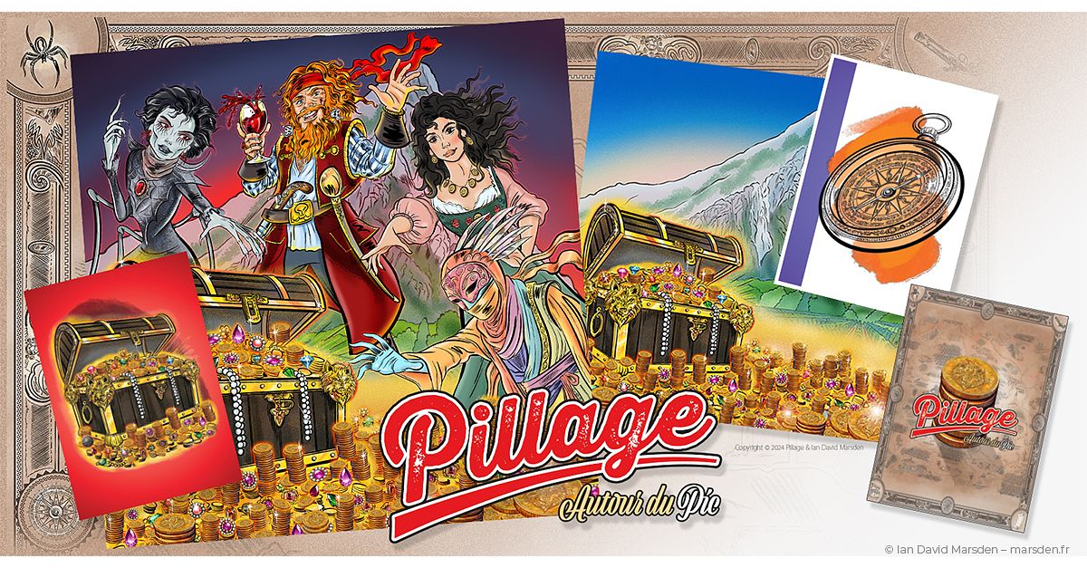Jeu de société – “Pillage autour du Pic”