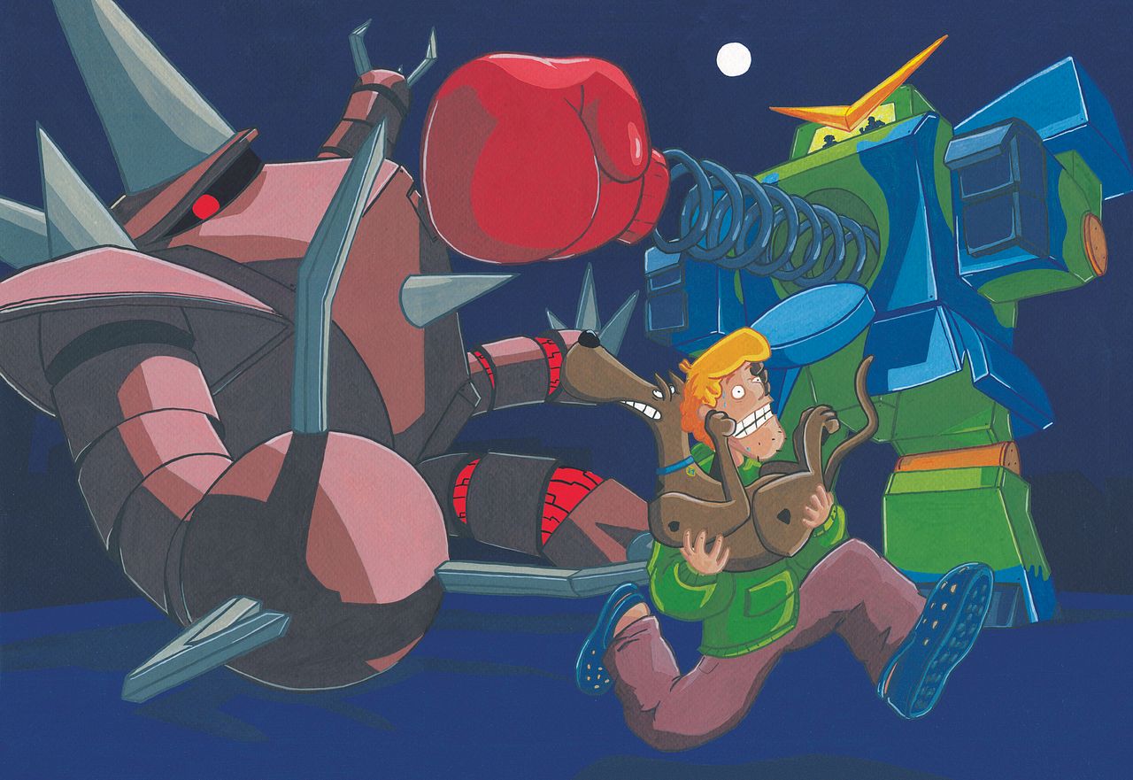Fan-art Scooby-Doo "Scooby-Doo in Mecha Madness"