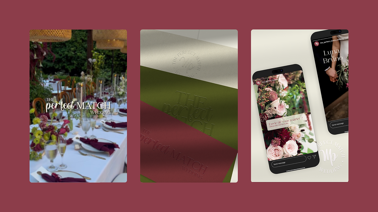 The perfect match - identité visuelle