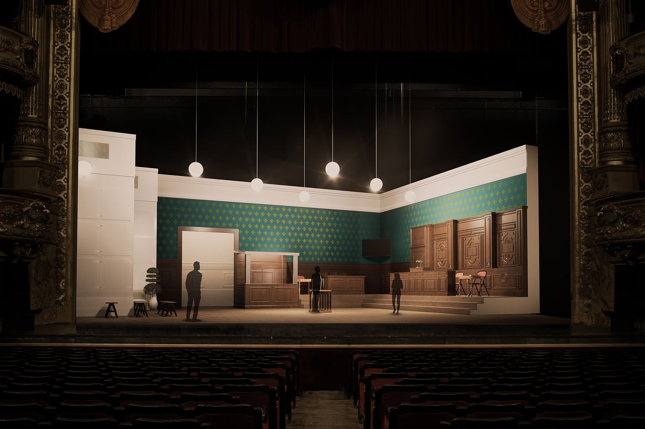 Visuel 3D réalisé pour la scéno de l'Opéra Junior