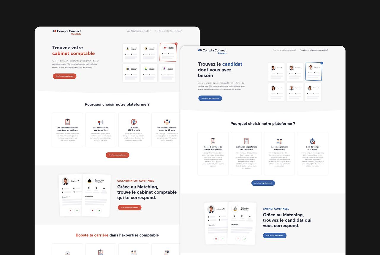 Landing page - Compta Connect