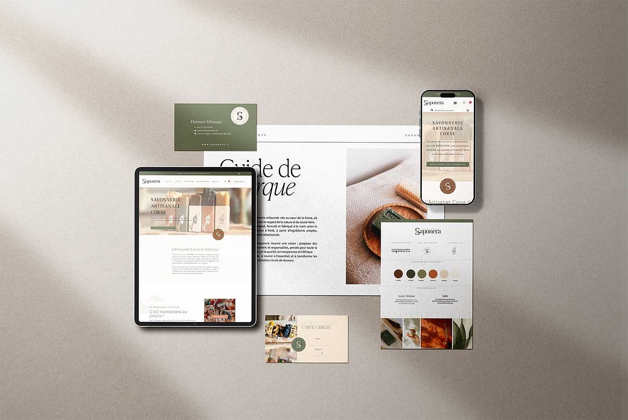 Identité de marque Savonnerie artisanale