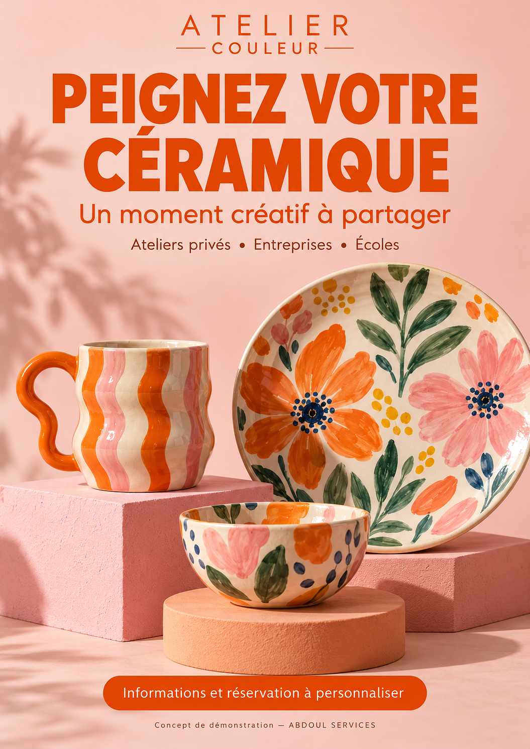 Atelier Couleur | Flyer de démonstration