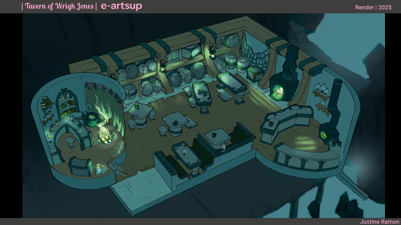 Concept Art Taverne Pirate