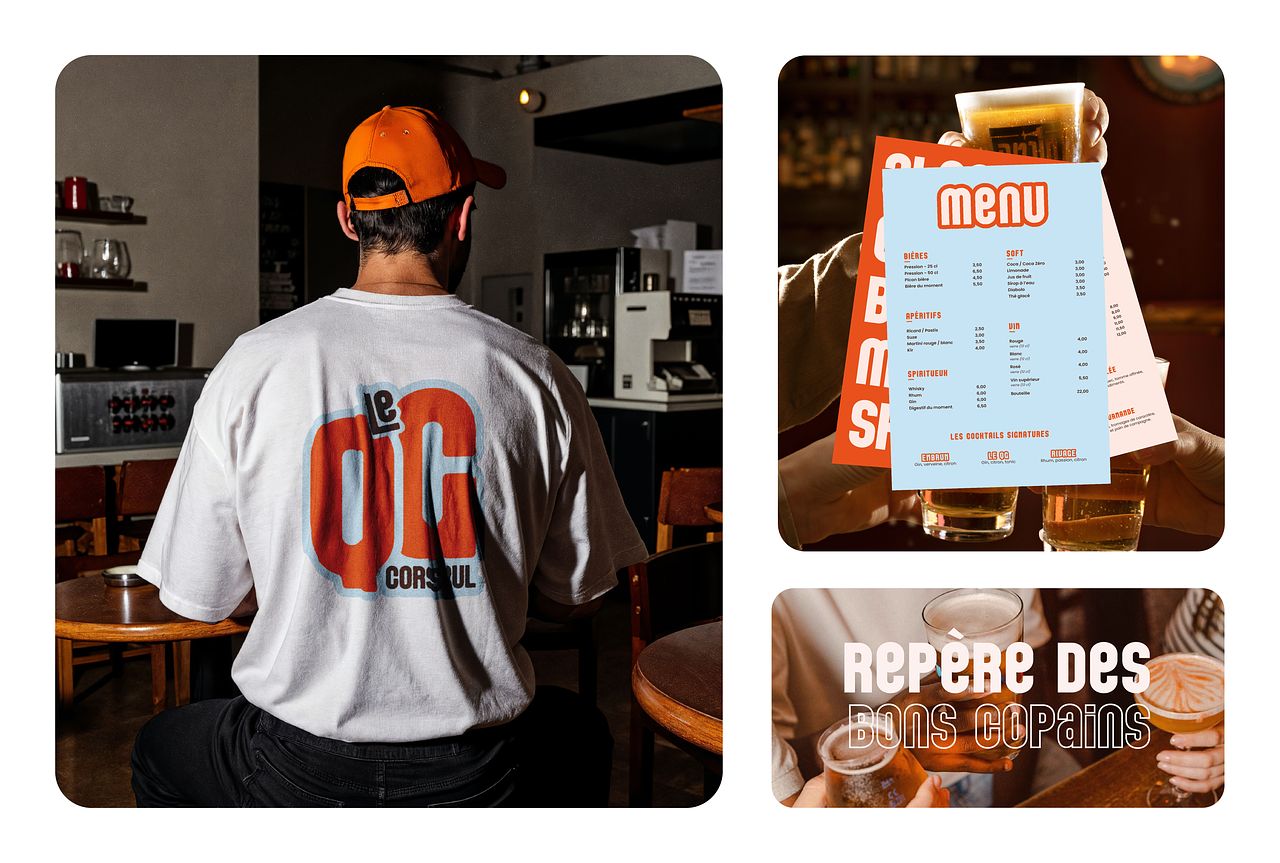 Le QG • Branding pour un bar