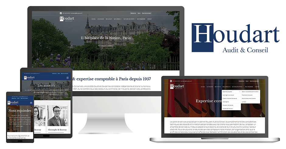 Refonte du site Houdart Audit et conseil