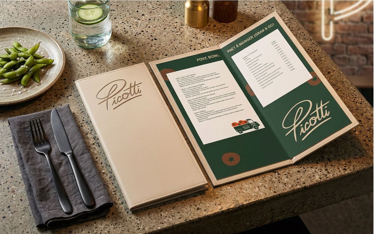 Menu pour Restaurant