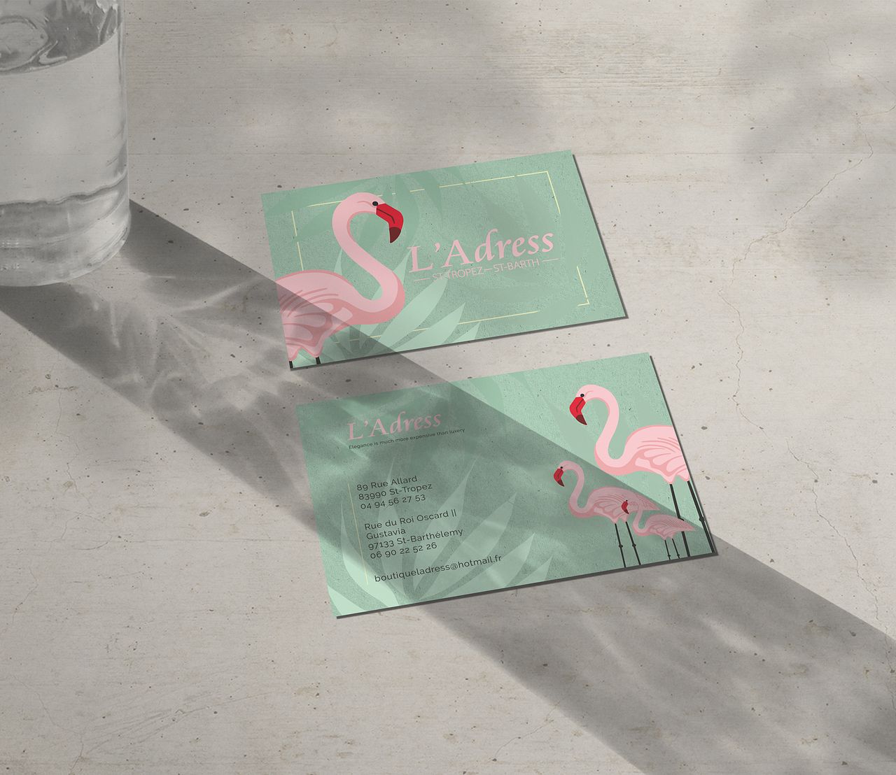 Carte de visite L'adress