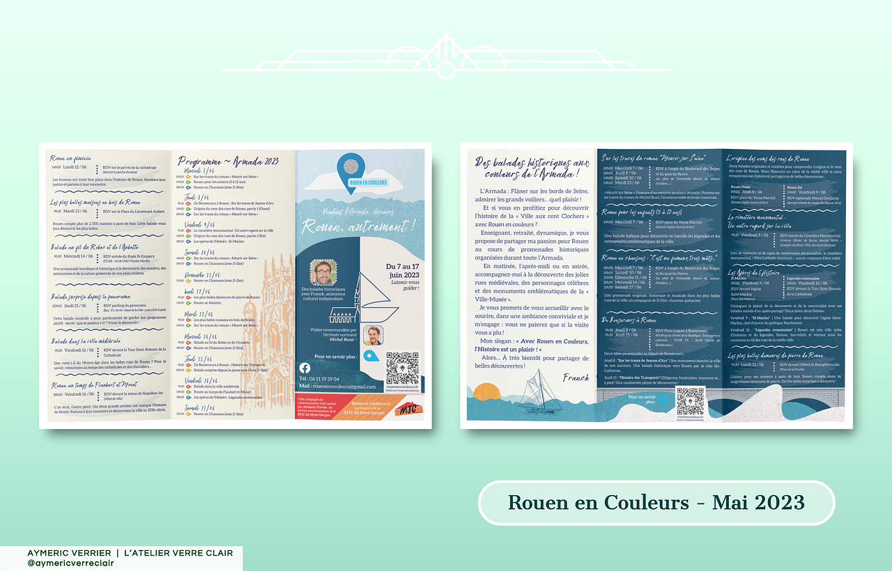 Triptyque pour Rouen en Couleurs