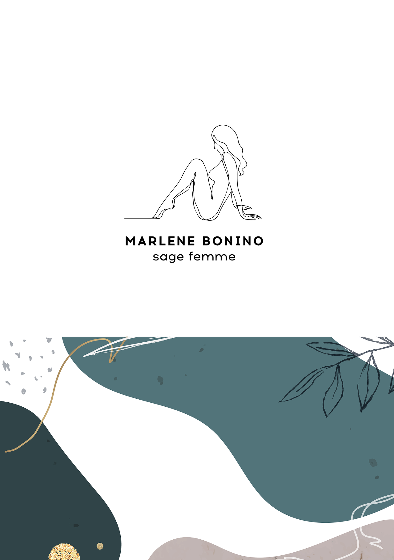 Carte de visite et identité pour Marlène Bonino