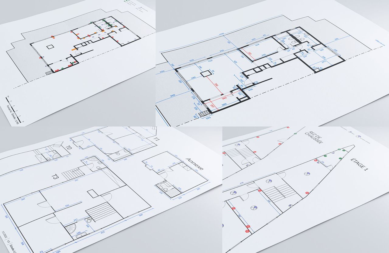 Composition de plan technique