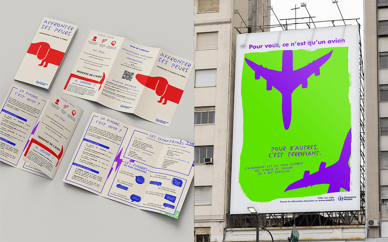 Campagne d’affiches de sensibilisation à la phobie