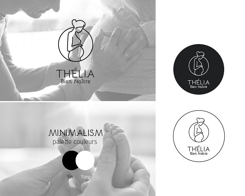 Thélia Bien Naître - Identité visuelle