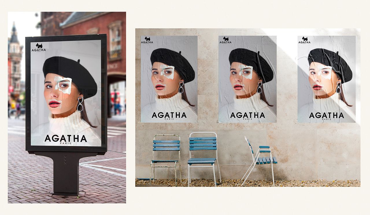 Création d'une campagne publicitaire pour Agatha