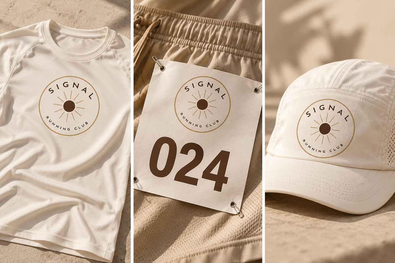 Signal Running Club — Création de logo sportif