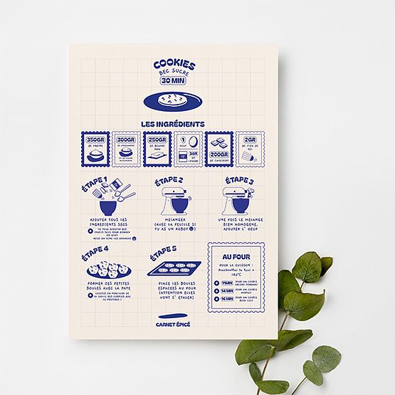 Affiches carnet épicé