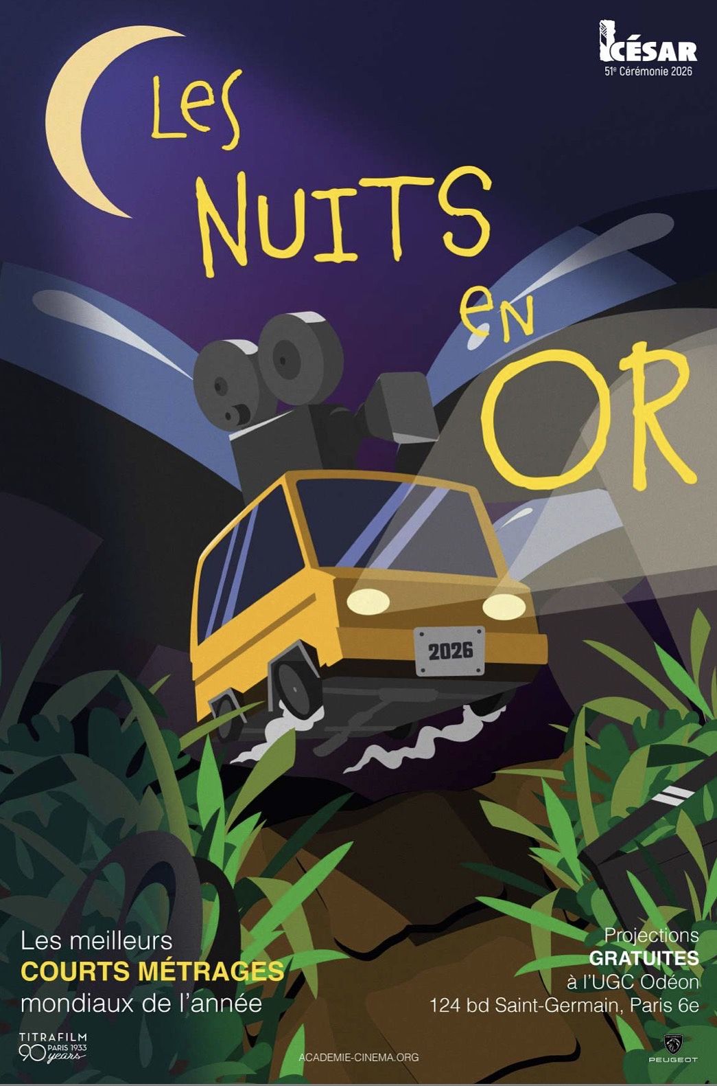 Affiche Les Nuits En Or