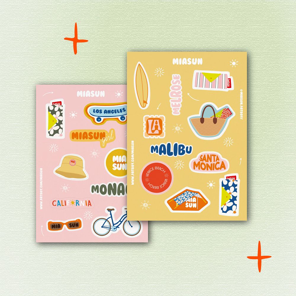 Miasun - Planche de stickers