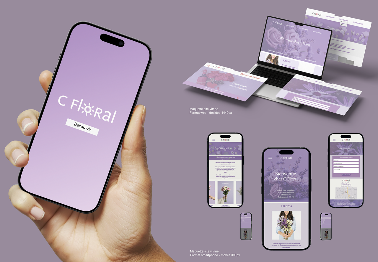 Site vitrine - C Floral